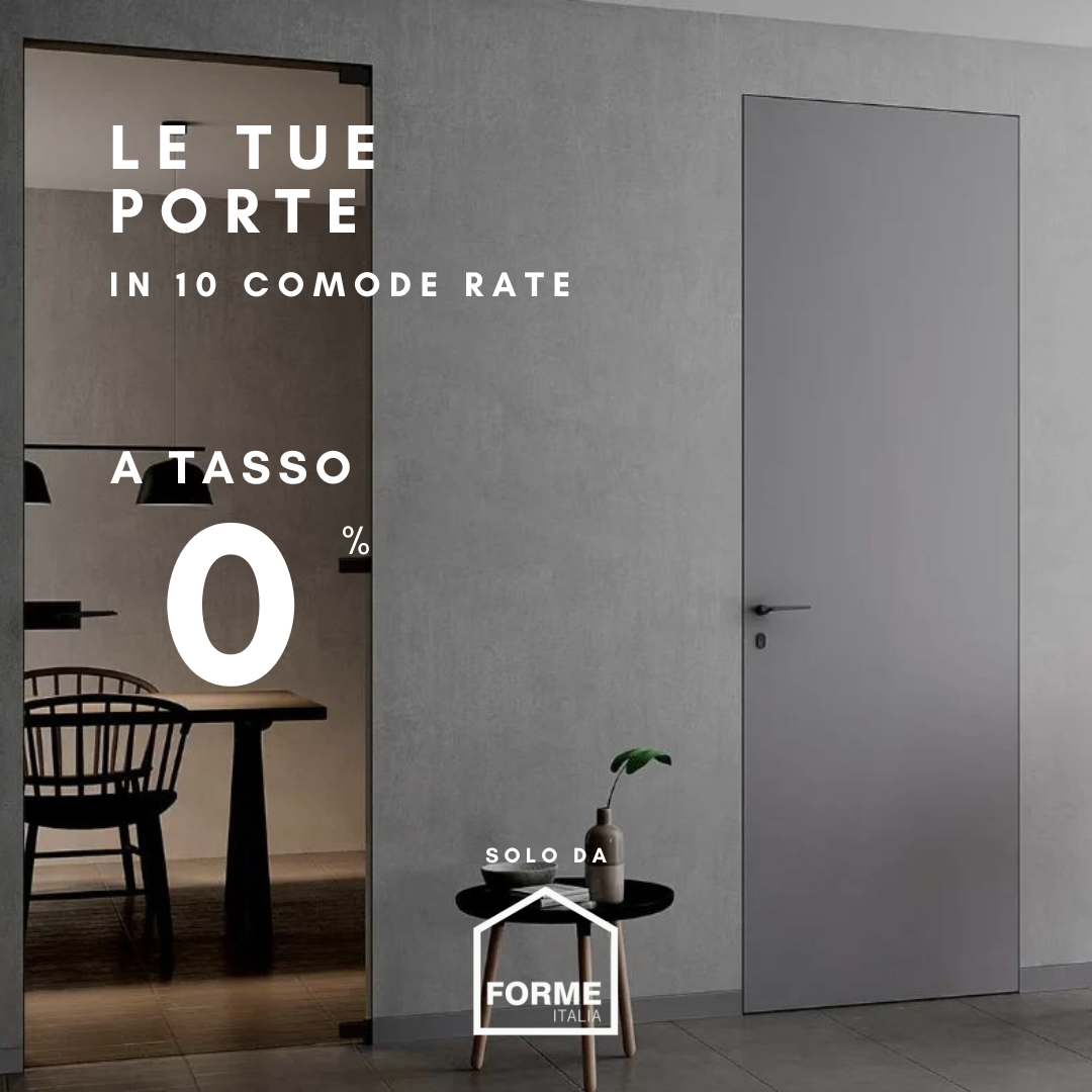 Le tue porte in 10 comode rate